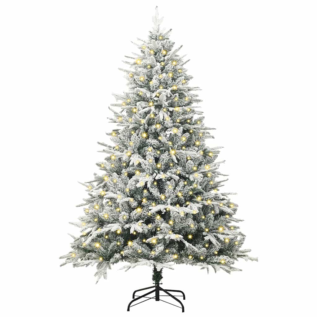 Albero di Natale artificiale con luci integrate Verde 180 cm