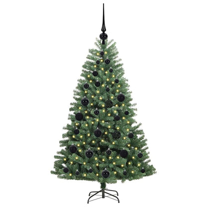 Albero di Natale Artificiale con Rami Pieghevoli Verde 120 cm