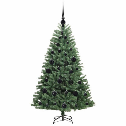 Albero di Natale Artificiale con Rami Pieghevoli Verde 120 cm