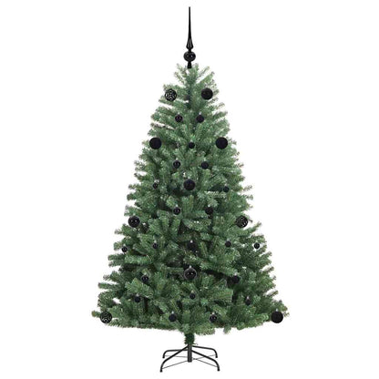 Albero di Natale Artificiale con Rami Pieghevoli Verde 150 cm