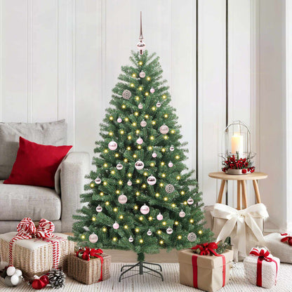 Albero di Natale Artificiale con Rami Pieghevoli Verde 150 cm | homemem39