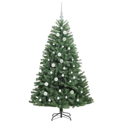 Albero di Natale Artificiale con Rami Pieghevoli Verde 150 cm