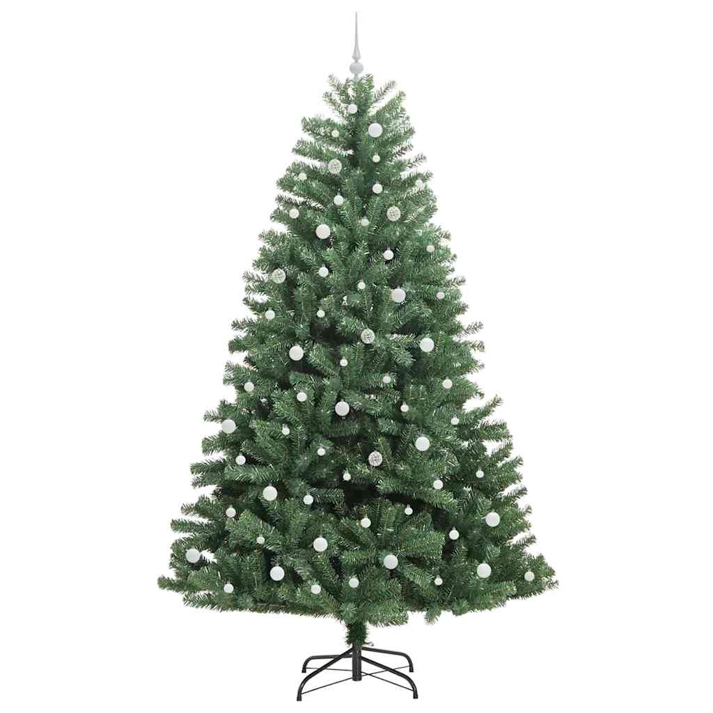 Albero di Natale Artificiale con Rami Pieghevoli Verde 240 cm