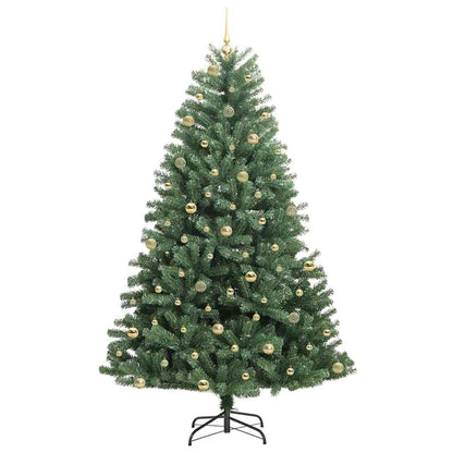 Albero di Natale Artificiale con Rami Pieghevoli Verde 240 cm