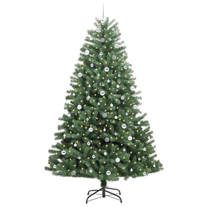 Albero di Natale Artificiale con Rami Pieghevoli Verde 240 cm