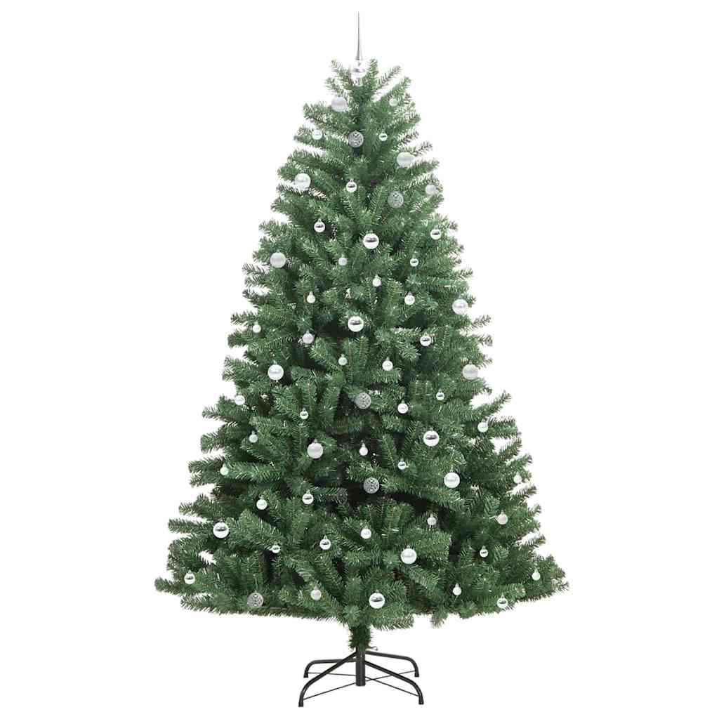 Albero di Natale Artificiale con Rami Pieghevoli Verde 240 cm