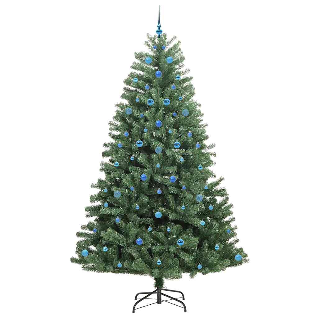 Albero di Natale Artificiale con Rami Pieghevoli Verde 240 cm