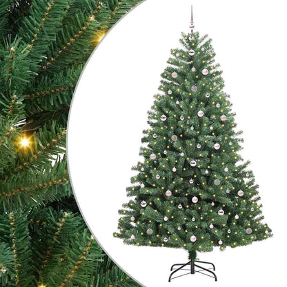 Albero di Natale Artificiale con Rami Pieghevoli Verde 270 cm