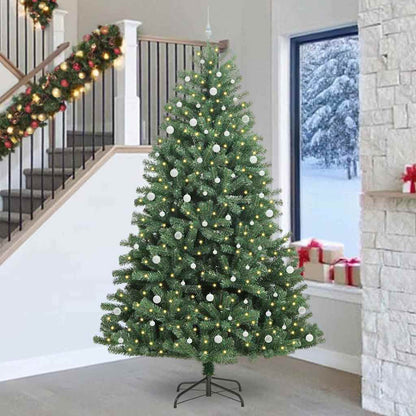 Albero di Natale Artificiale con Rami Pieghevoli Verde 270 cm