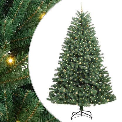Albero di Natale Artificiale con Rami Pieghevoli Verde 270 cm