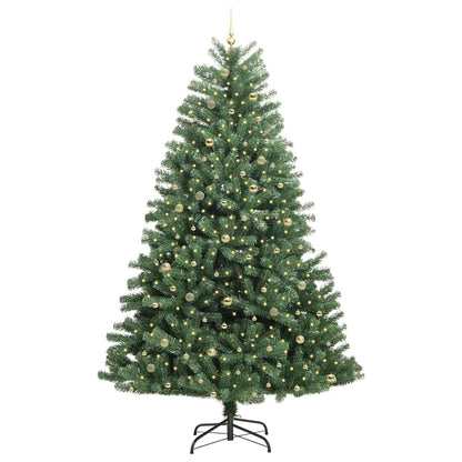 Albero di Natale Artificiale con Rami Pieghevoli Verde 270 cm