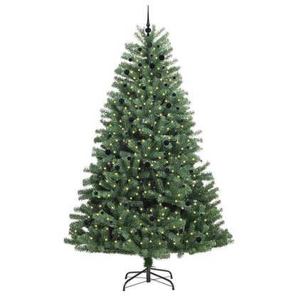 Albero di Natale Artificiale con Rami Pieghevoli Verde 300 cm