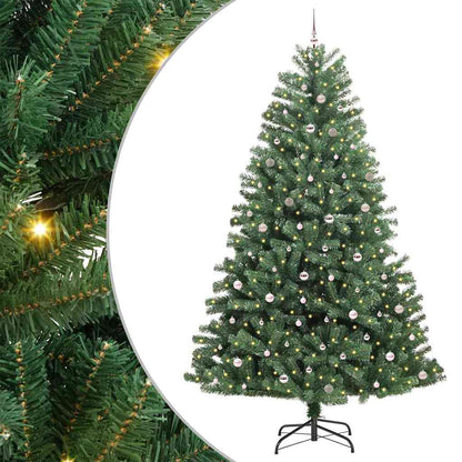 Albero di Natale Artificiale con Rami Pieghevoli Verde 300 cm