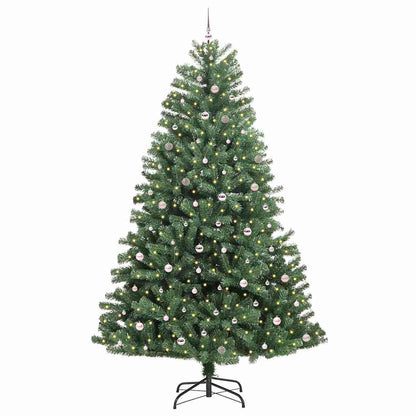 Albero di Natale Artificiale con Rami Pieghevoli Verde 300 cm