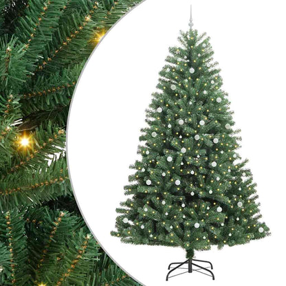 Albero di Natale Artificiale con Rami Pieghevoli Verde 300 cm