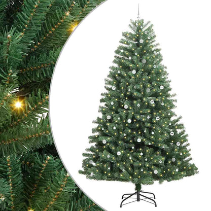 Albero di Natale Artificiale con Rami Pieghevoli Verde 300 cm