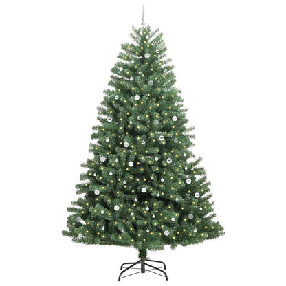Albero di Natale Artificiale con Rami Pieghevoli Verde 300 cm