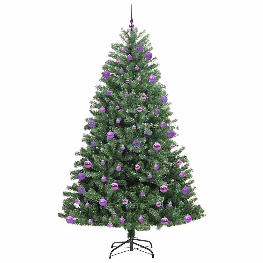 Albero di Natale Artificiale con Rami Pieghevoli Verde 300 cm