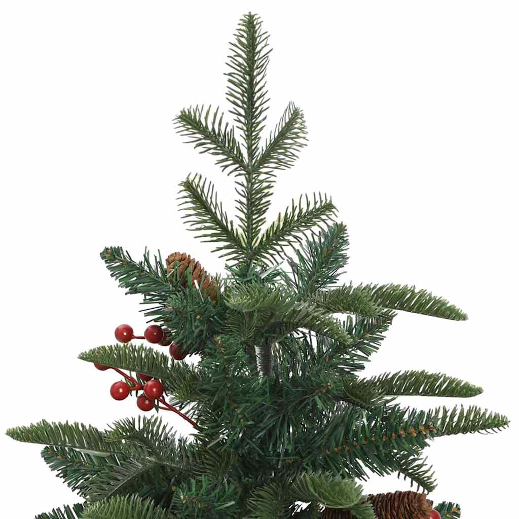 Albero di Natale artificiale con 150 LED Verde 120 cm