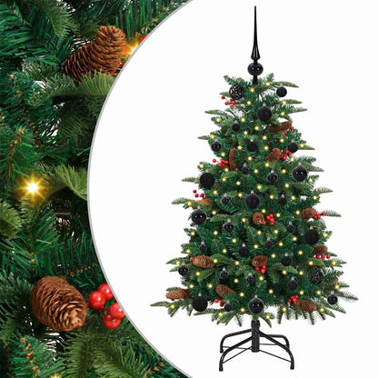Albero di Natale artificiale con 150 LED Verde 120 cm