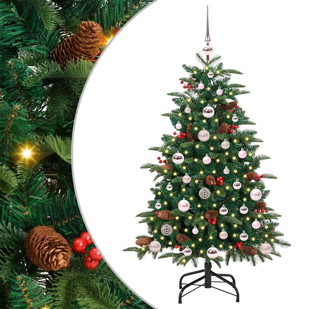Albero di Natale artificiale con 150 LED Verde 120 cm