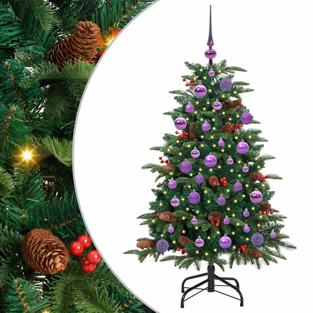 Albero di Natale artificiale con 150 LED Verde 120 cm