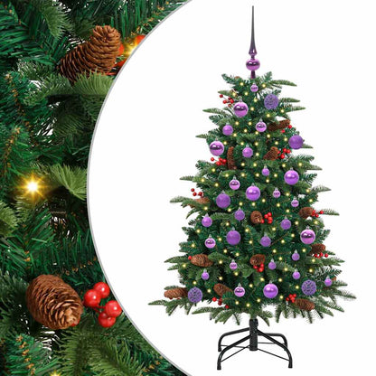 Albero di Natale artificiale con 150 LED Verde 120 cm