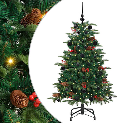 Albero di Natale artificiale con 150 LED Verde 150 cm