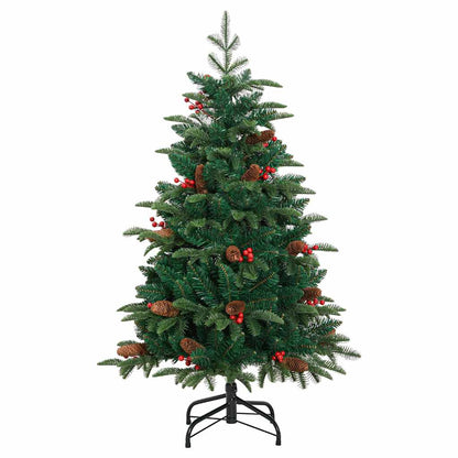 Albero di Natale artificiale con 150 LED Verde 150 cm
