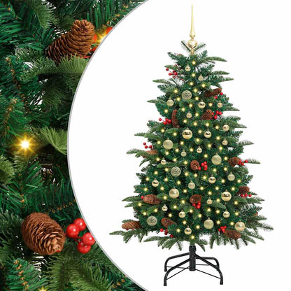 Albero di Natale artificiale con 150 LED Verde 150 cm