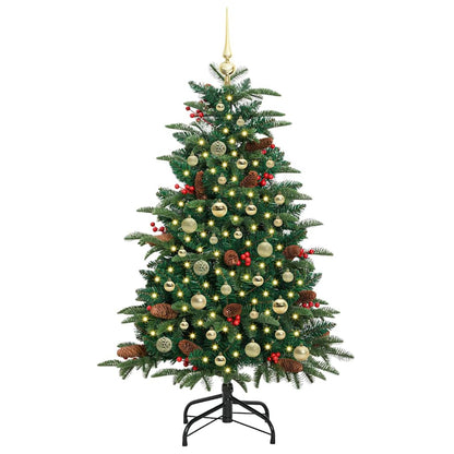 Albero di Natale artificiale con 150 LED Verde 150 cm