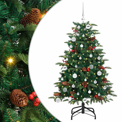 Albero di Natale artificiale con 150 LED Verde 150 cm