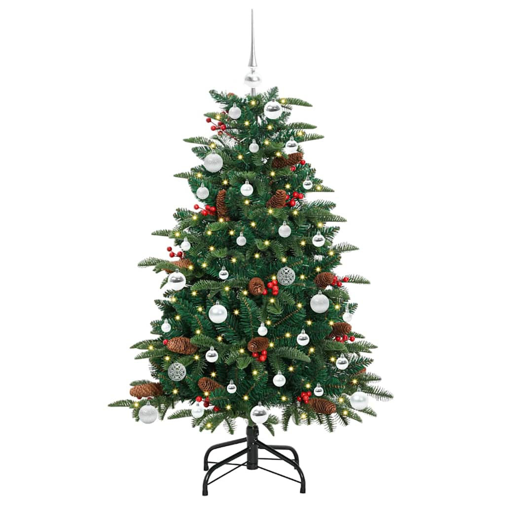 Albero di Natale artificiale con 150 LED Verde 150 cm