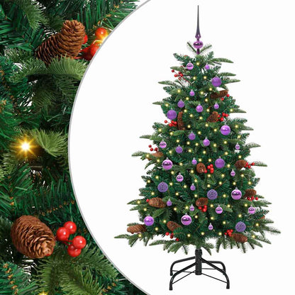 Albero di Natale artificiale con 150 LED Verde 150 cm