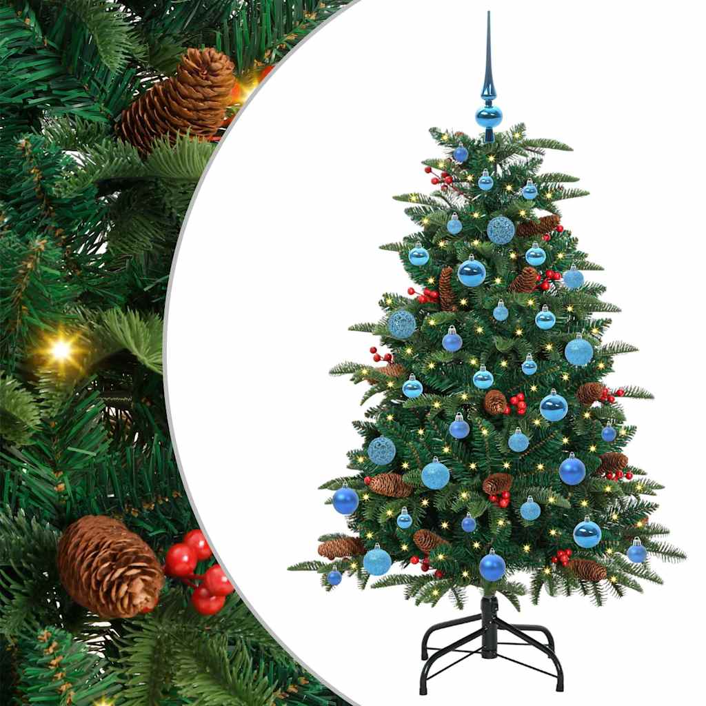 Albero di Natale artificiale con 150 LED Verde 150 cm