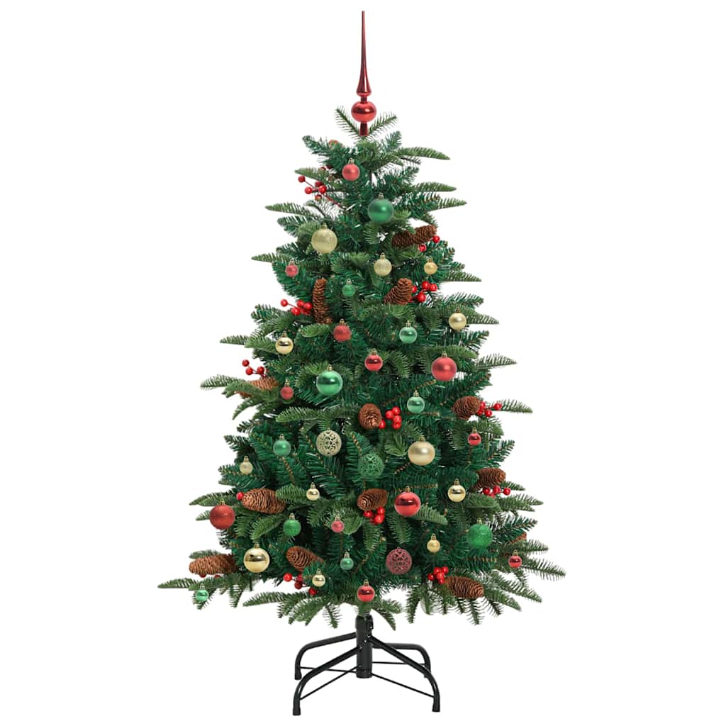 Albero di Natale artificiale con 150 LED Verde 150 cm