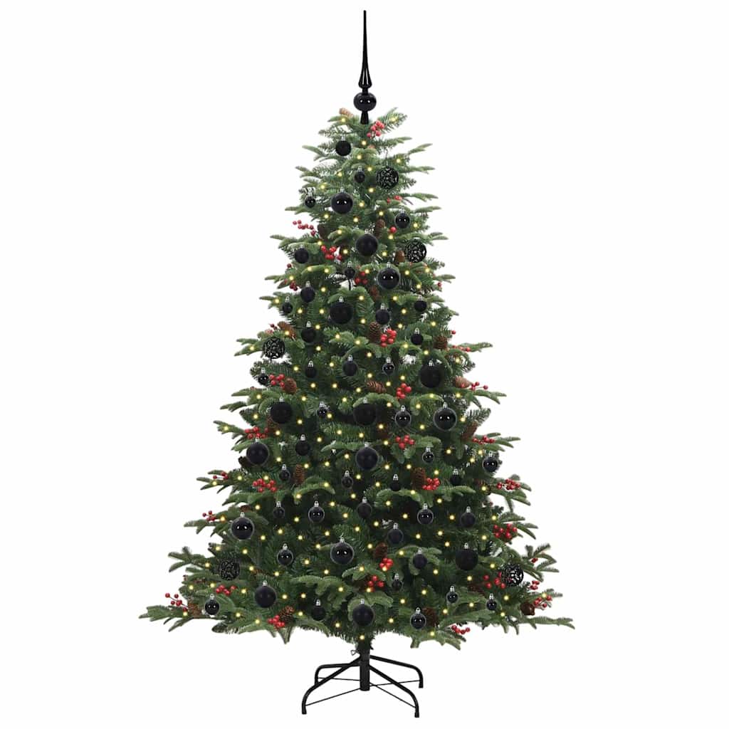 Albero di Natale artificiale con 300 LED Verde 180 cm