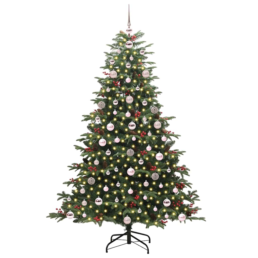 Albero di Natale artificiale con 300 LED Verde 180 cm
