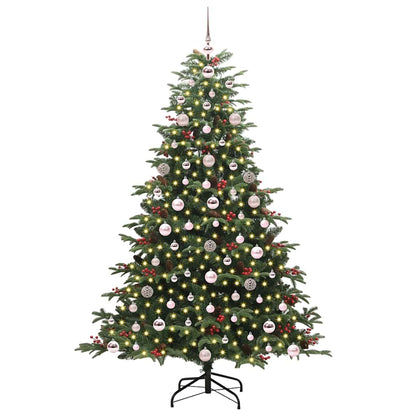Albero di Natale artificiale con 300 LED Verde 180 cm