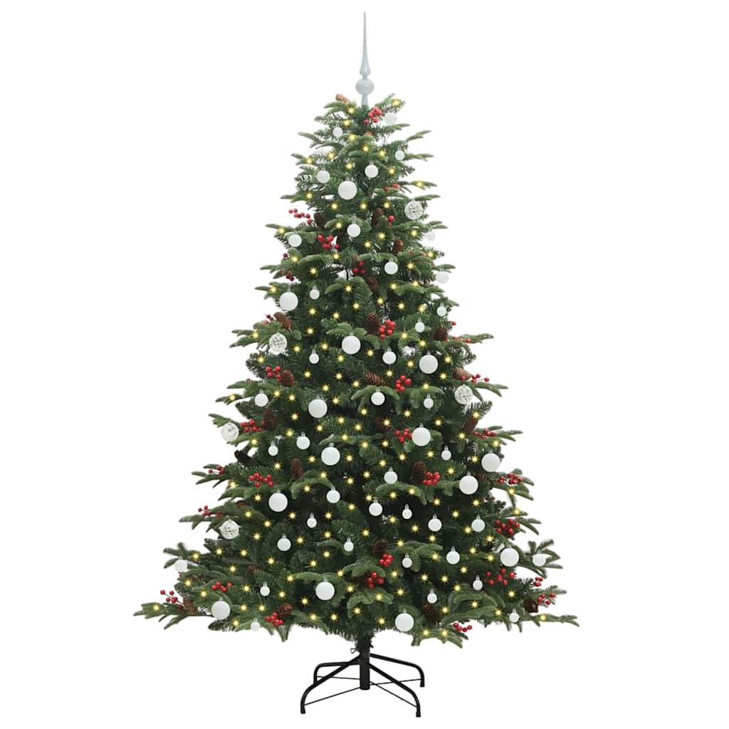 Albero di Natale artificiale con 300 LED Verde 180 cm