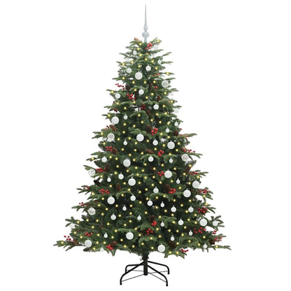 Albero di Natale artificiale con 300 LED Verde 180 cm