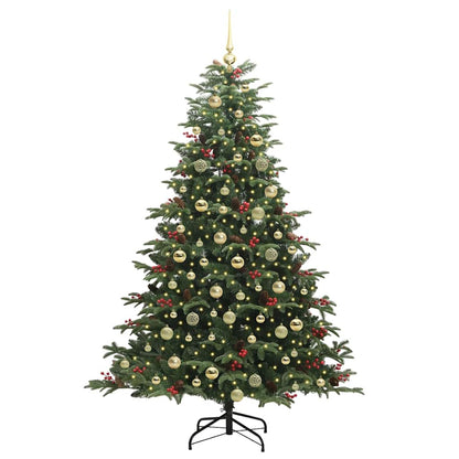Albero di Natale artificiale con 300 LED Verde 180 cm