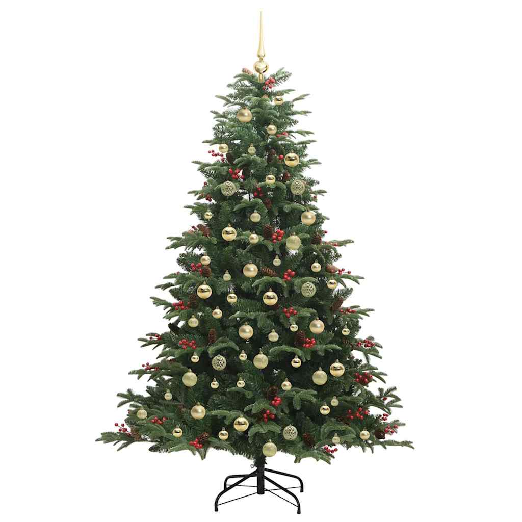Albero di Natale artificiale con 300 LED Verde 180 cm