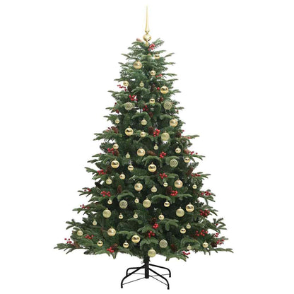 Albero di Natale artificiale con 300 LED Verde 180 cm