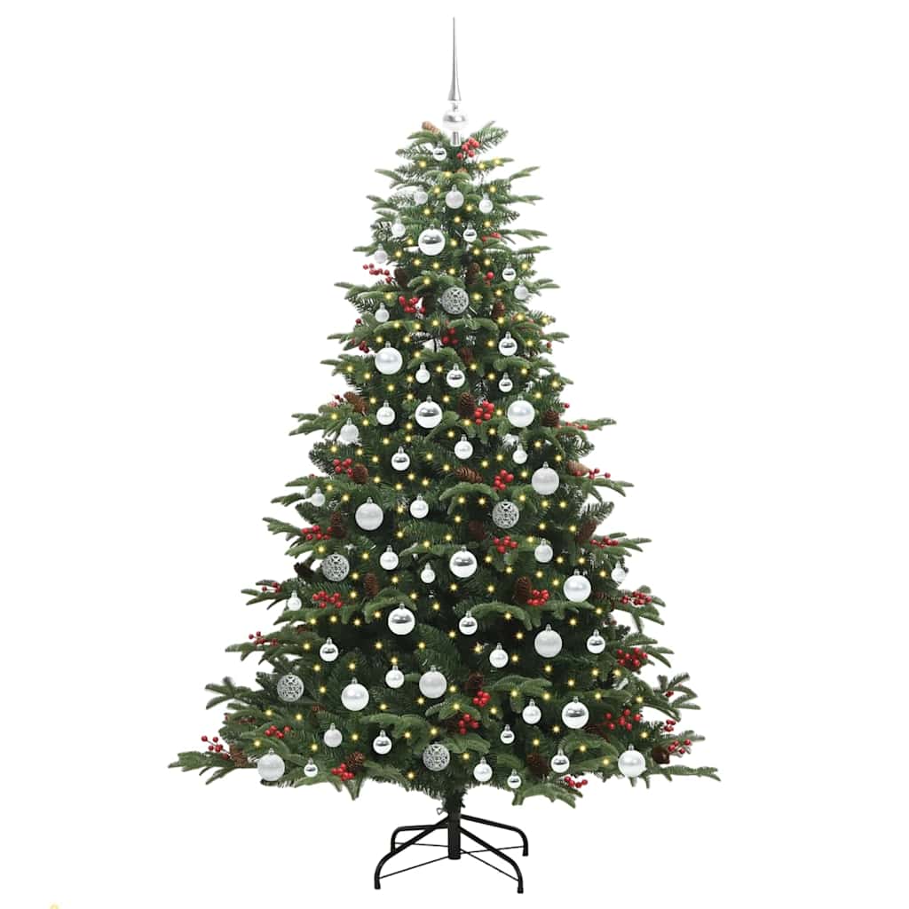 Albero di Natale artificiale con 300 LED Verde 180 cm