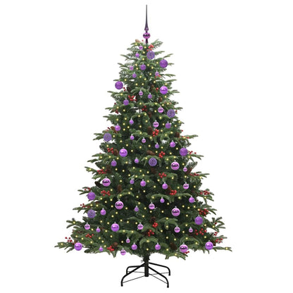 Albero di Natale artificiale con 300 LED Verde 180 cm