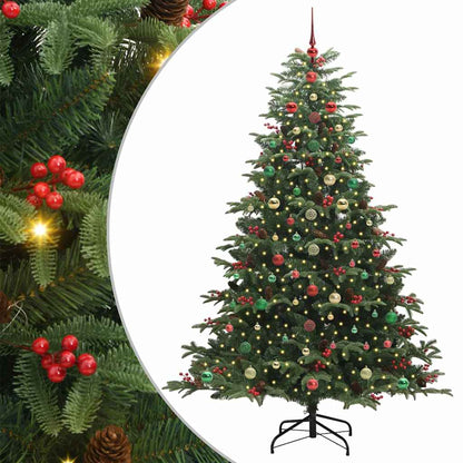 Albero di Natale artificiale con 300 LED Verde 180 cm