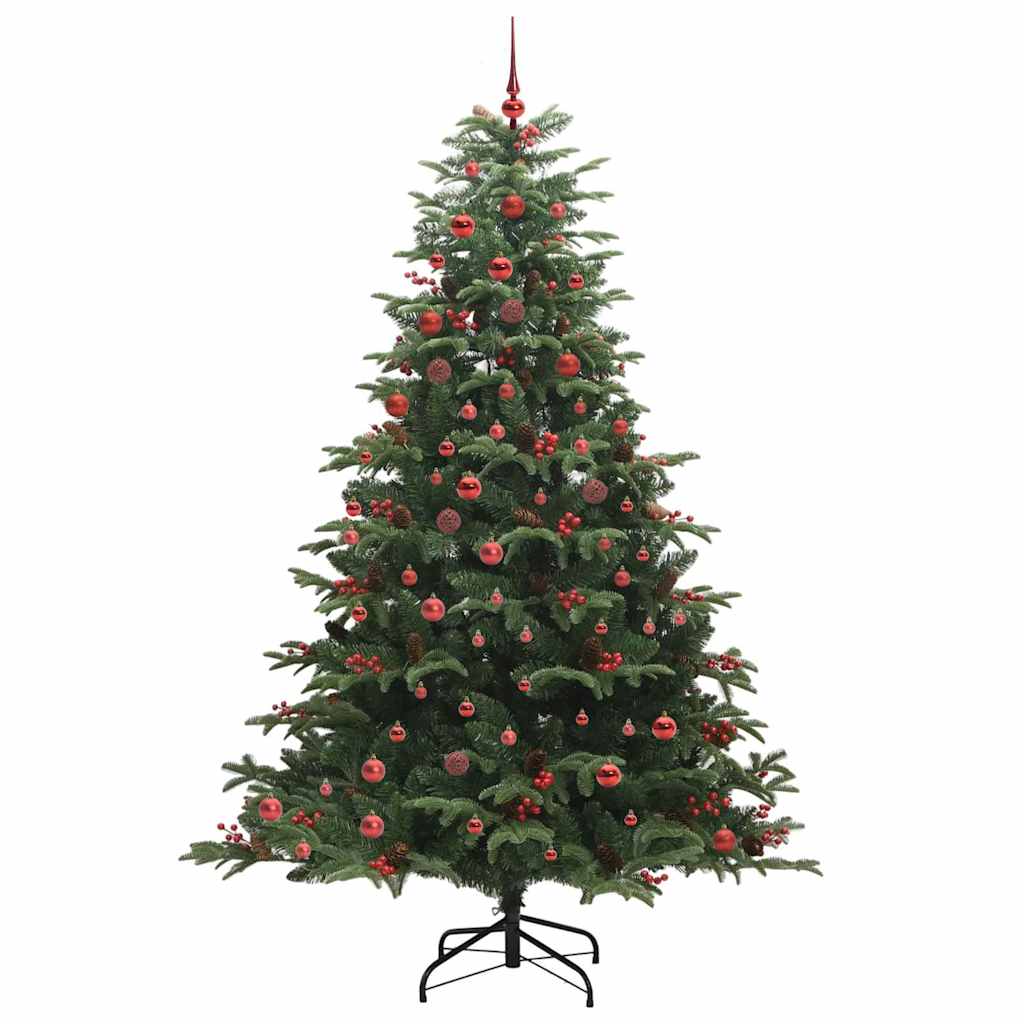 Albero di Natale artificiale con 300 LED Verde 210 cm