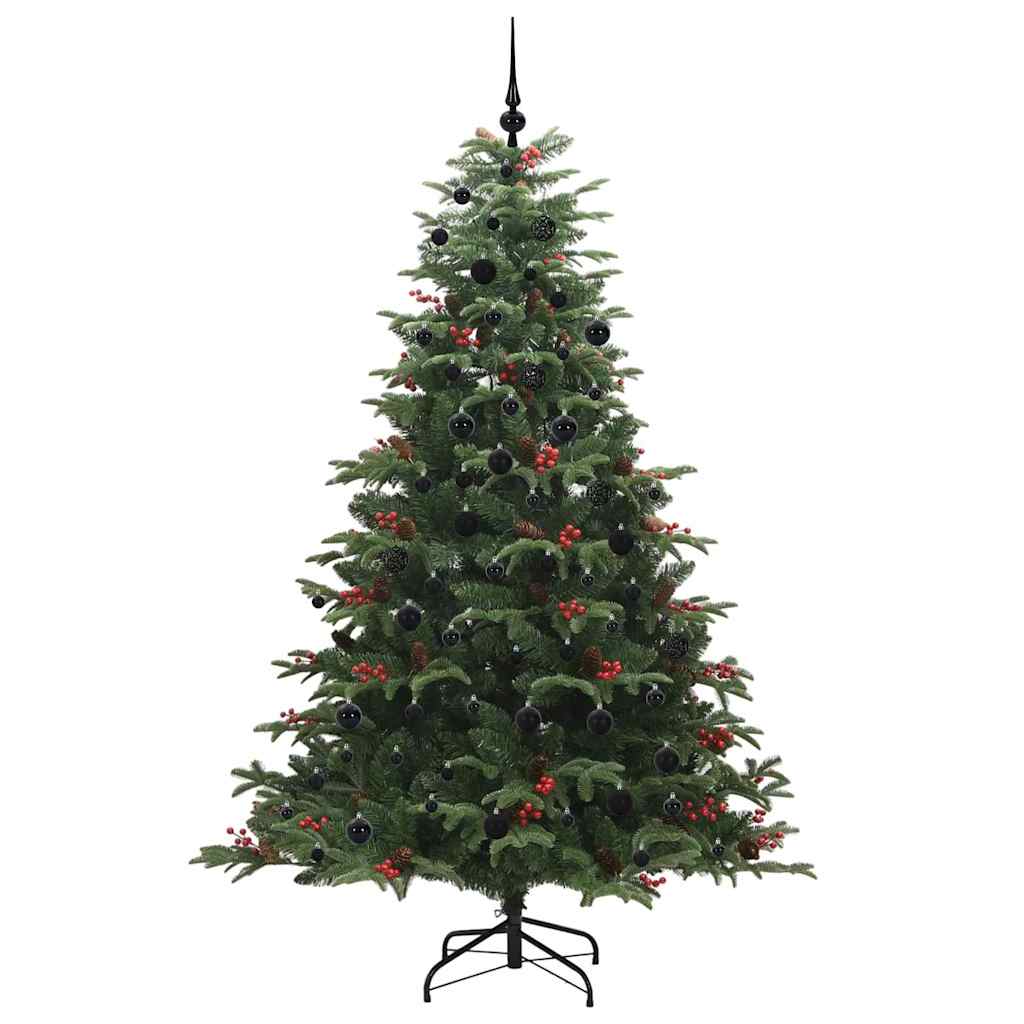 Albero di Natale artificiale con 300 LED Verde 210 cm