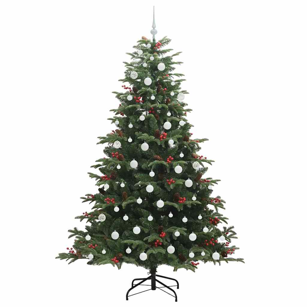 Albero di Natale artificiale con 300 LED Verde 210 cm